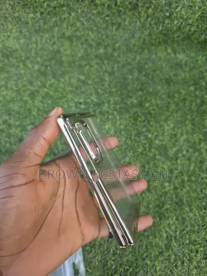 Galaxy Z Fold 8 Transparent Case With a Gold Finish