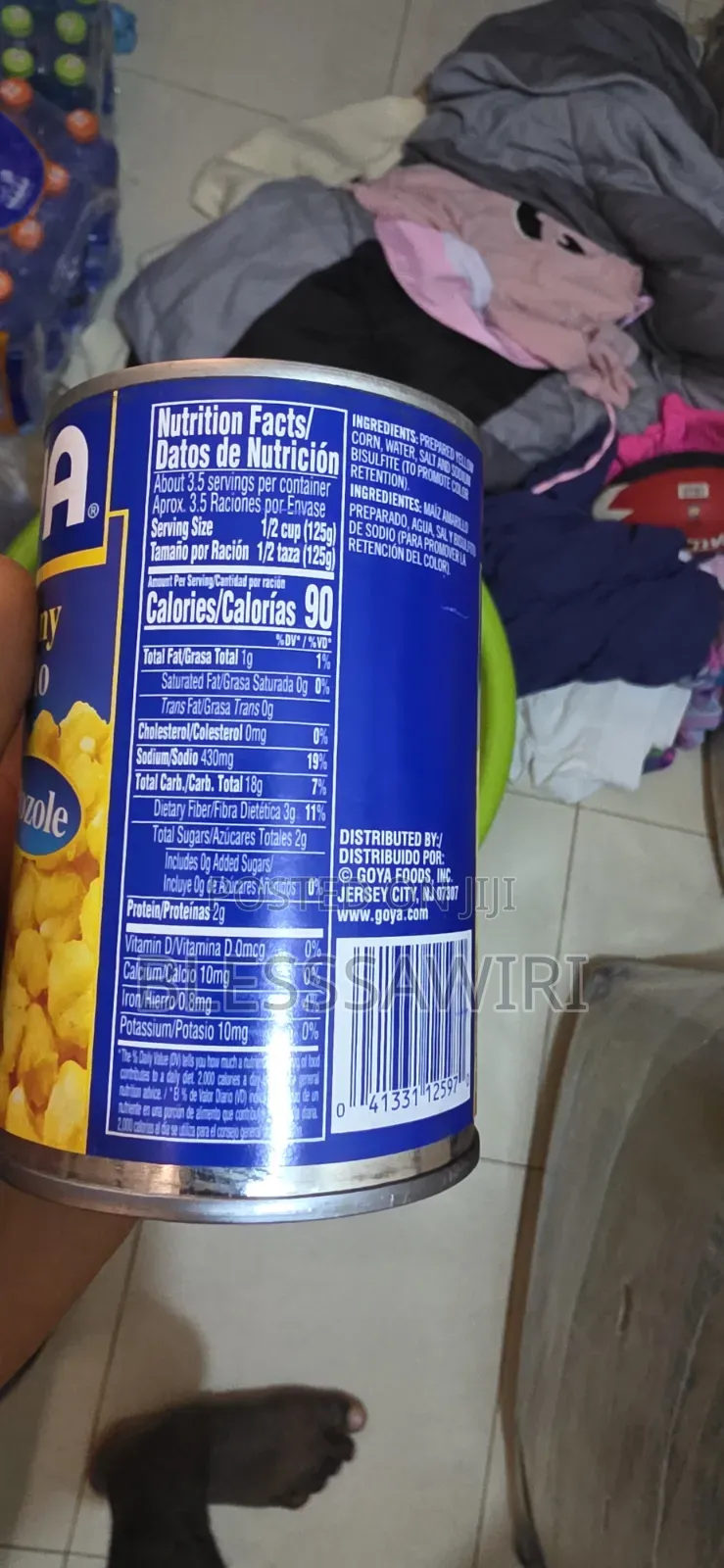 Goya Golden Hominy (Mote Amarillo) From USA