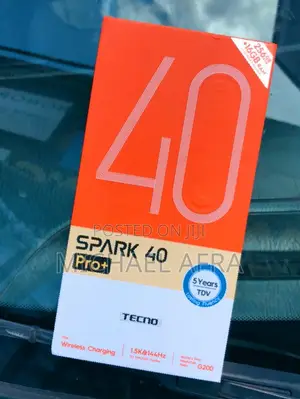New Tecno Spark 40 Pro+ 256 GB Black