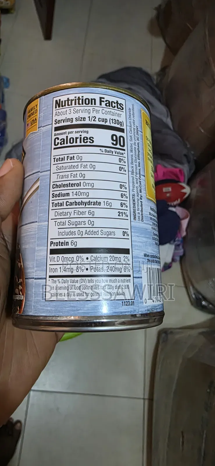 Margaret Holmes Seasoned Black Beans From USA