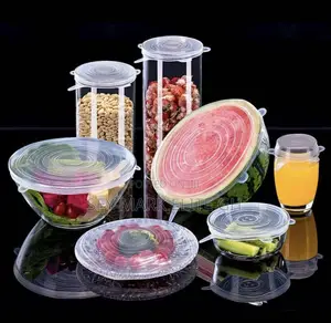 6 in 1 Silicone Stretch Food Cover
