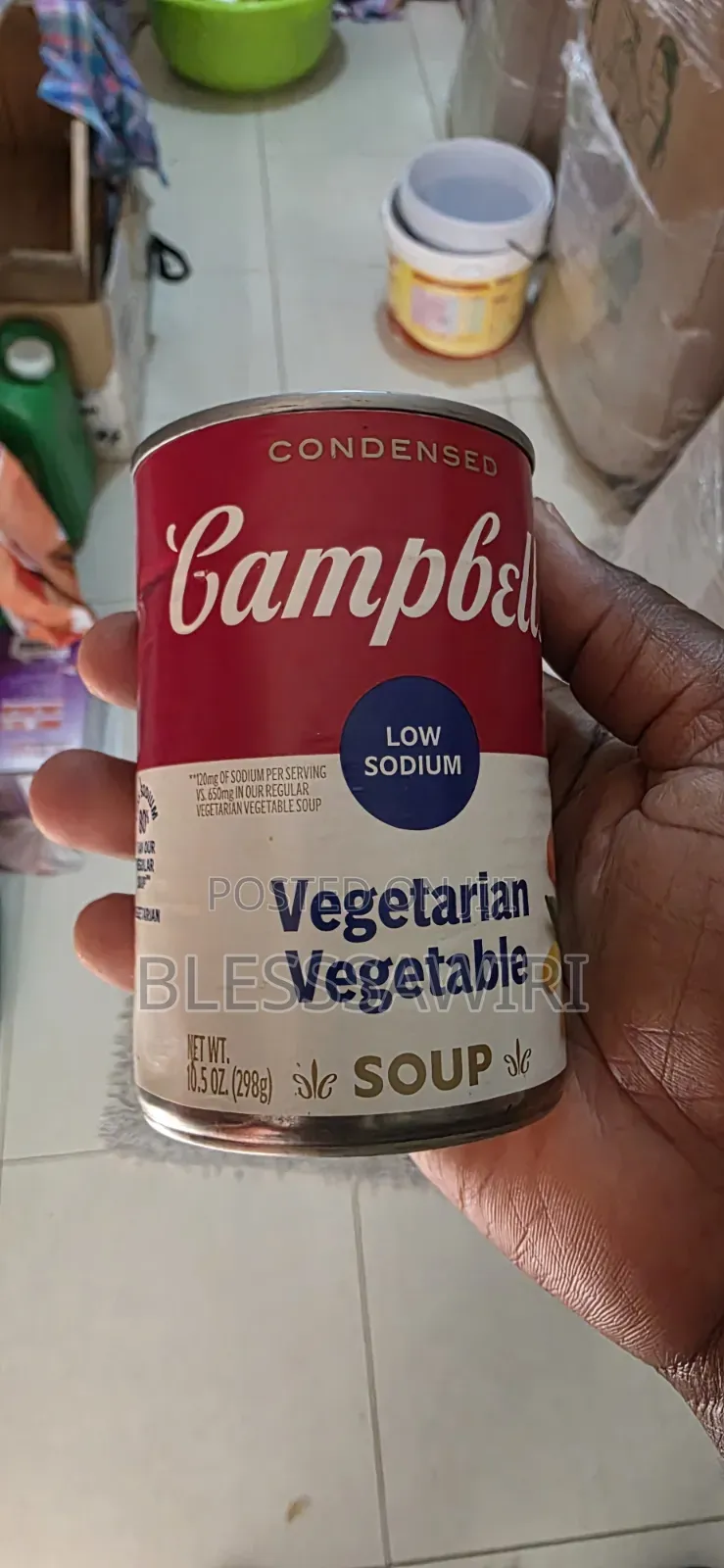 Campbell's Vegetarian Vegetable Soup Canned Condensed From USA