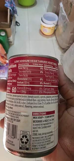 Campbell's Vegetarian Vegetable Soup Canned Condensed From USA