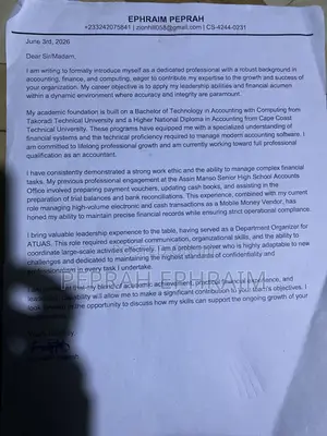 Accounting Finance CV