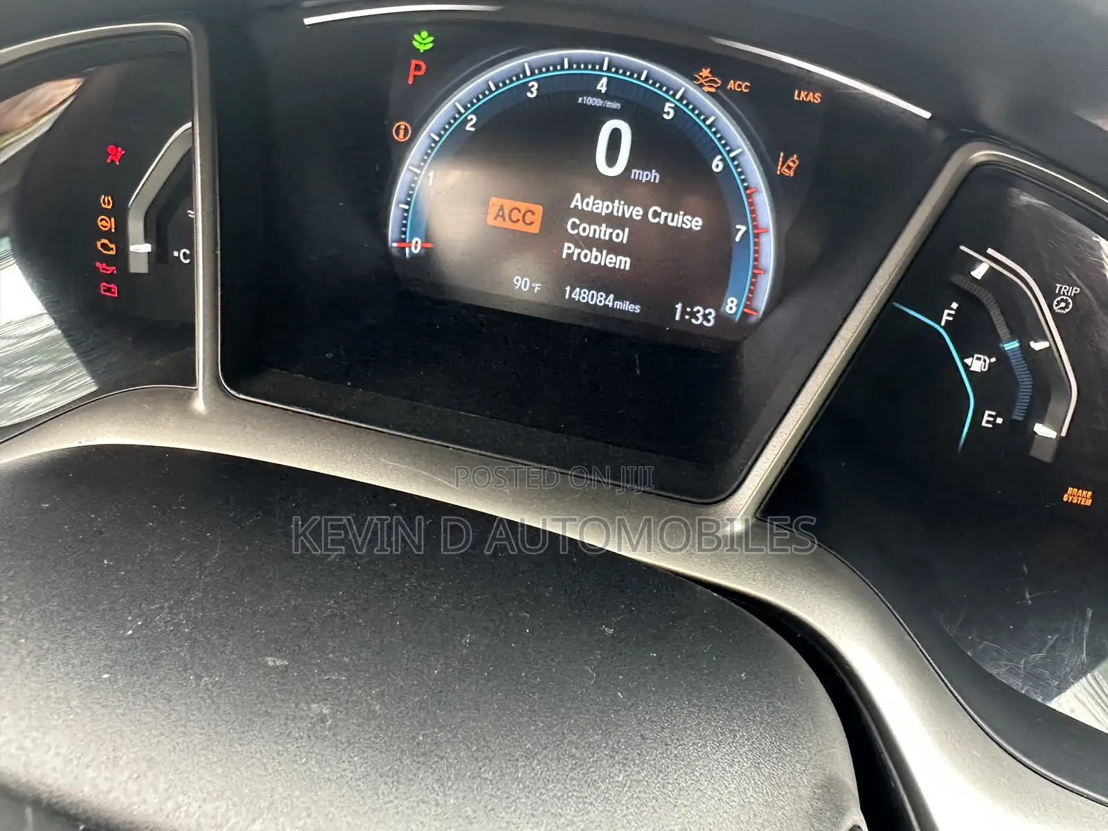 Honda Civic Touring 4dr Sedan (1.5L 4cyl) 2016 White