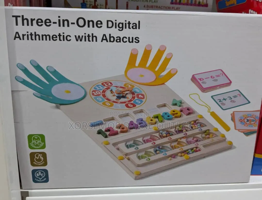 3 in 1 Digital Arithmetic With Abacus