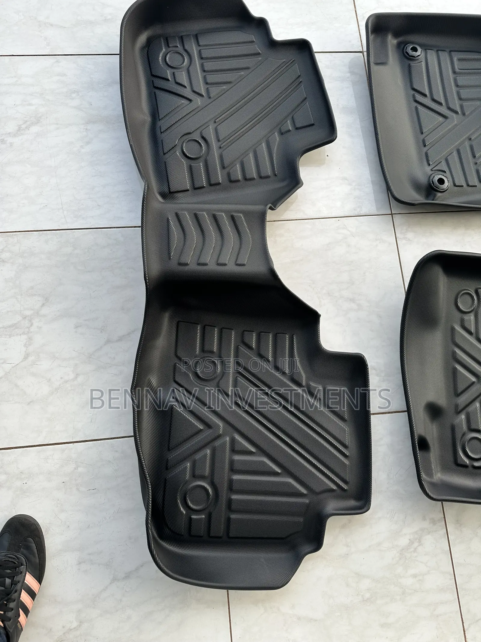5D Premium Quality Rubber Floor Mat/Carpet - Honda Accord 2018 to 2022