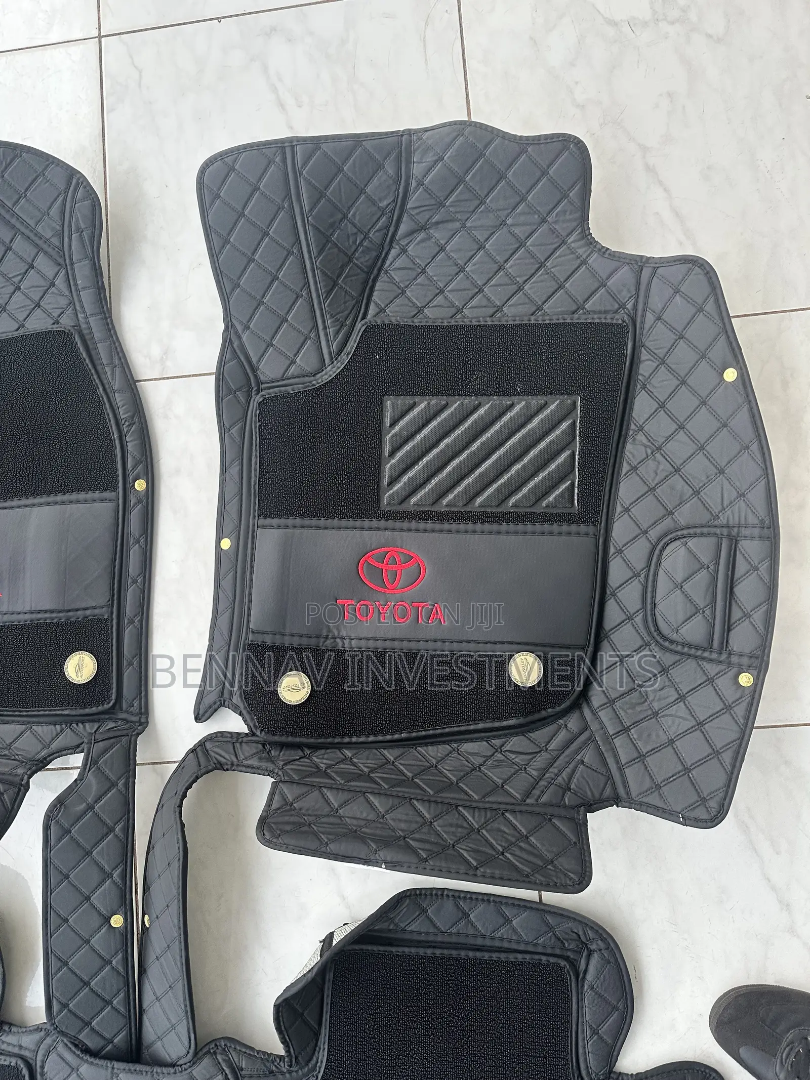 5D Premium Quality Leather Floor Mat/Carpet - Toyota RAV4 2019 to 2025