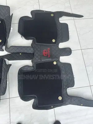 5D Premium Quality Leather Floor Mat/Carpet - Toyota RAV4 2019 to 2025