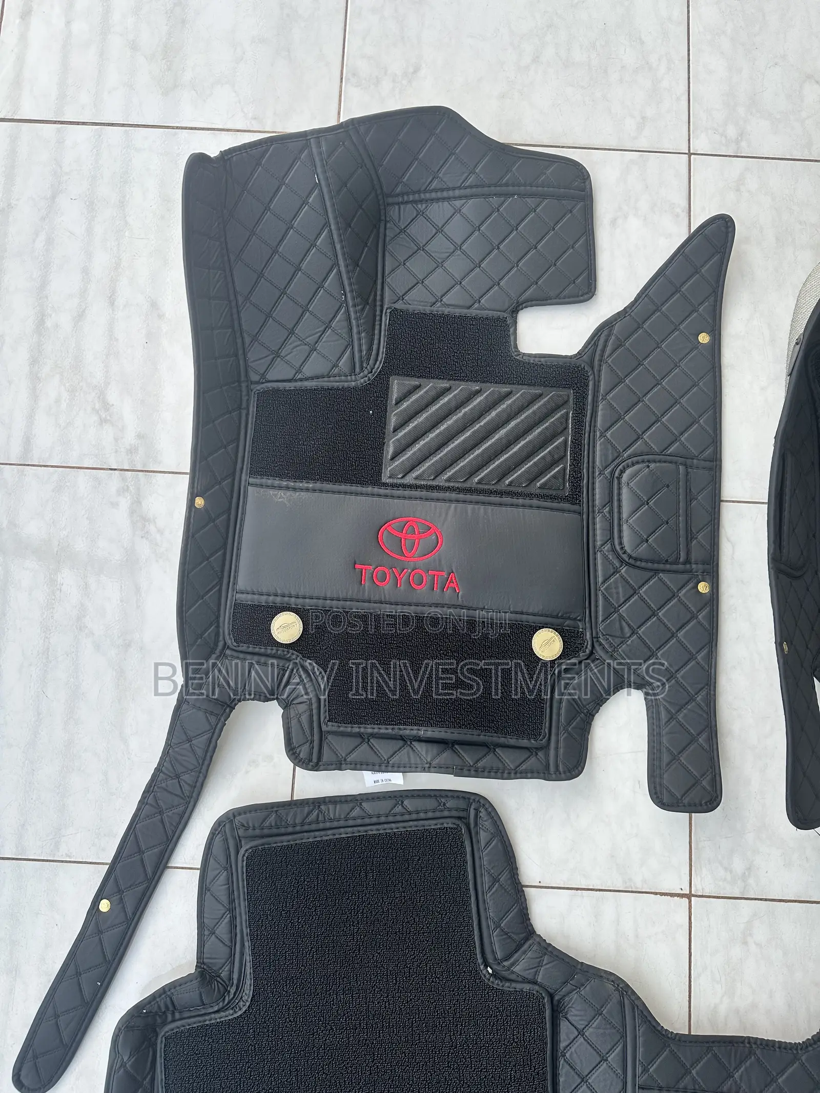 5D Premium Quality Leather Floor Mat/Carpet - Toyota RAV4 2013 to 2018