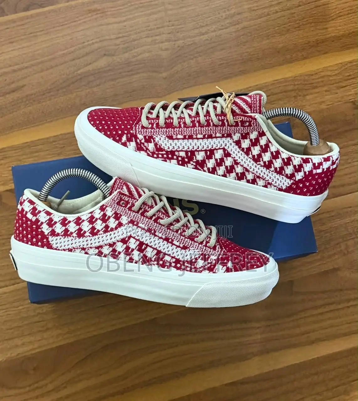 Original Vans Old Skool 36 Premium Red/White