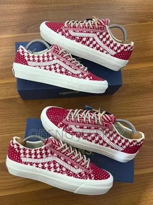 Original Vans Old Skool 36 Premium Red/White