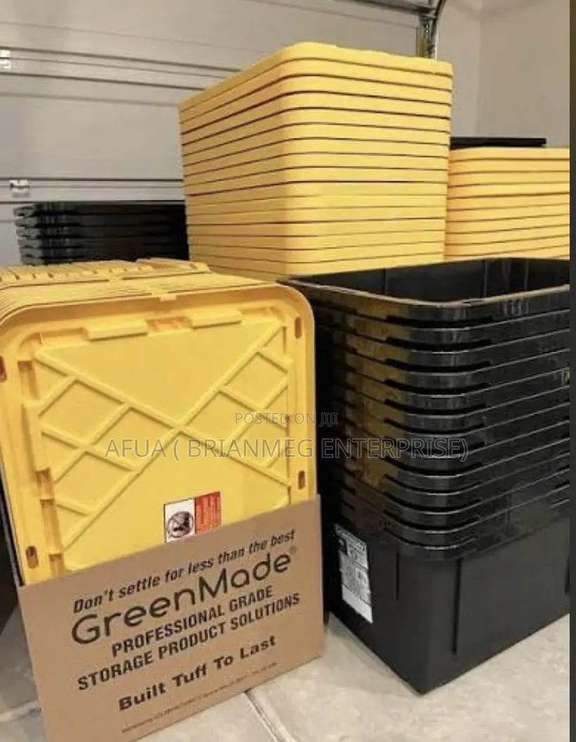School Chopbox Greenmade 27 Gallon Tote —Heavy-Duty Storage Bin
