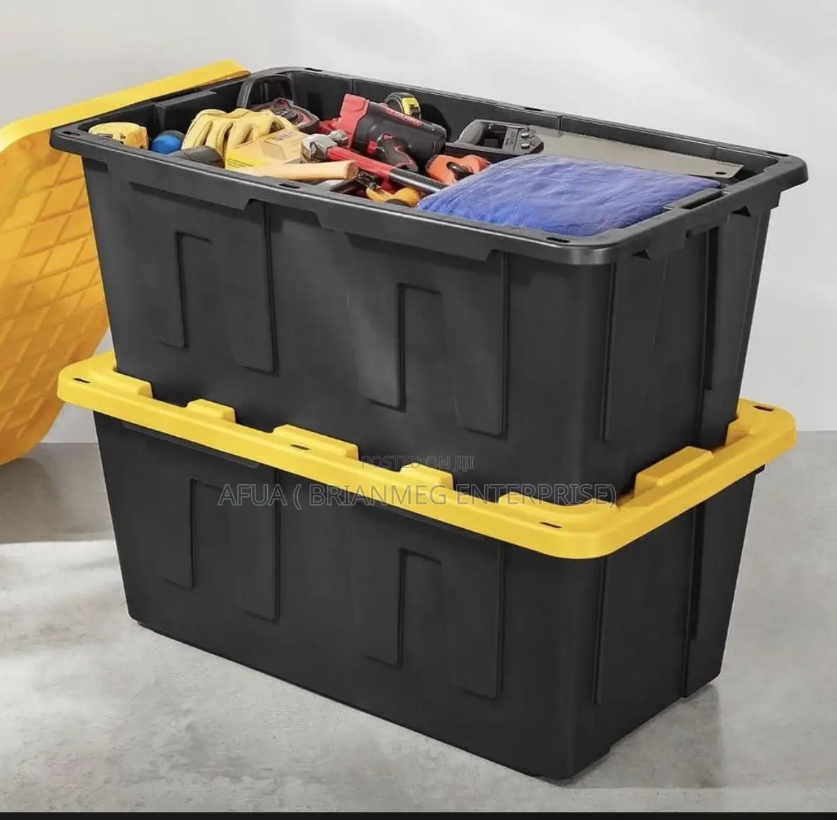 School Chopbox Greenmade 27 Gallon Tote —Heavy-Duty Storage Bin