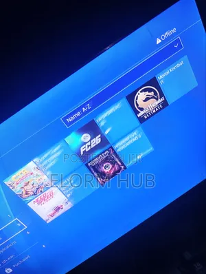 PS4 Slim Loaded With 4 Games 2 Controllers