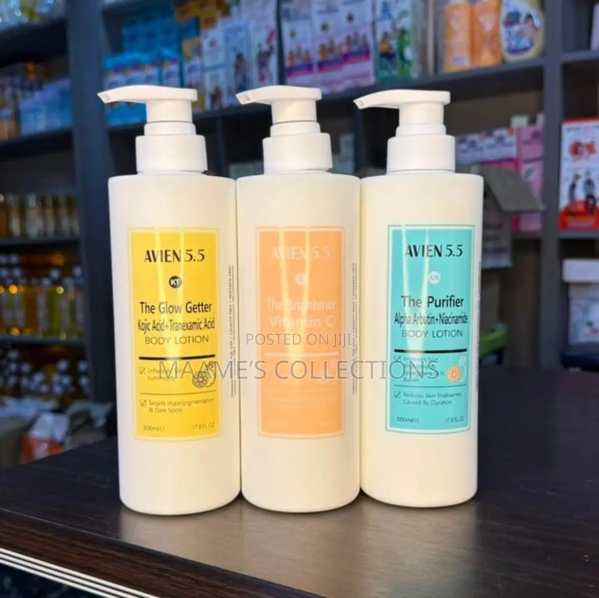 Avien 5.5 Body Lotions ( GH₵ 190 Each )