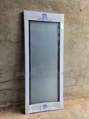 Double Glass Bathroom Door