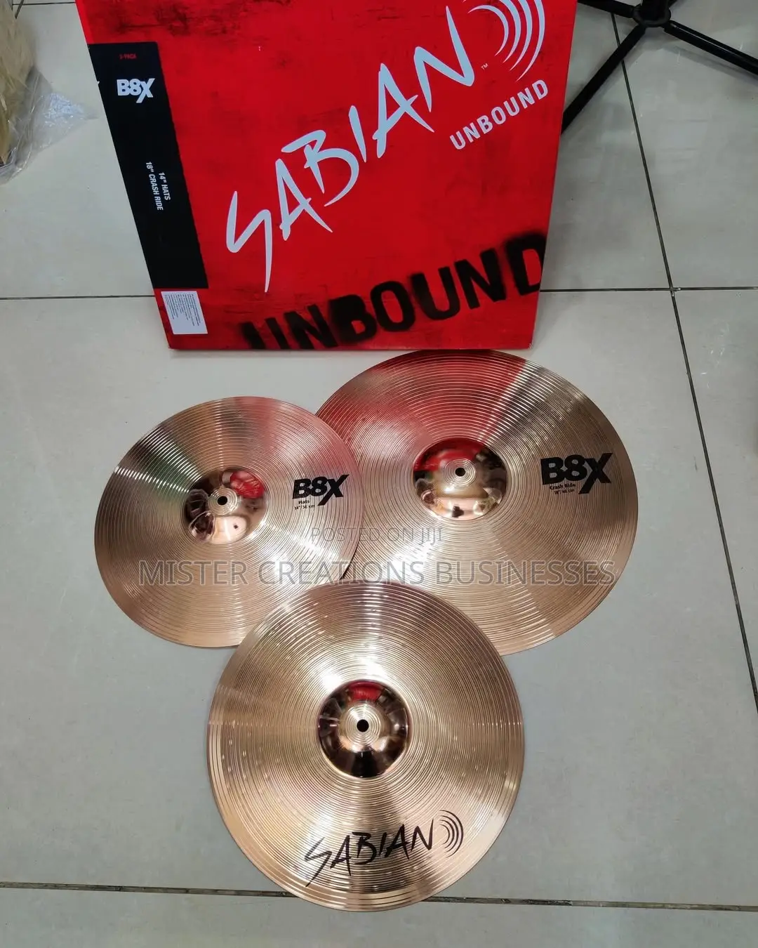 Sabian B8x Performance Cymbal Set