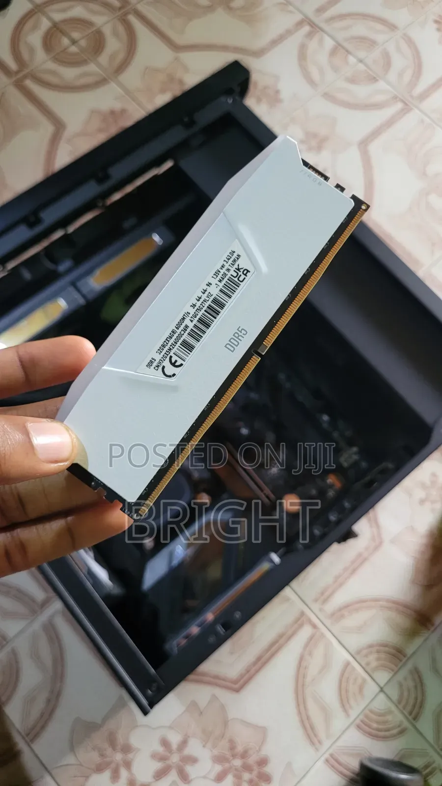 Corsair Vengeance DDR5 White Memory X1 16gb 6000MHz