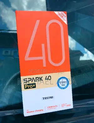New Tecno Spark 40 Pro+ 256 GB Black