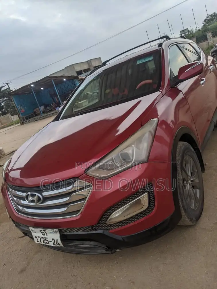 Hyundai Santa Fe 2014 Red