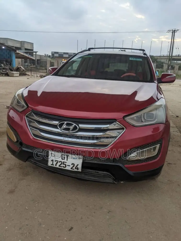 Hyundai Santa Fe 2014 Red