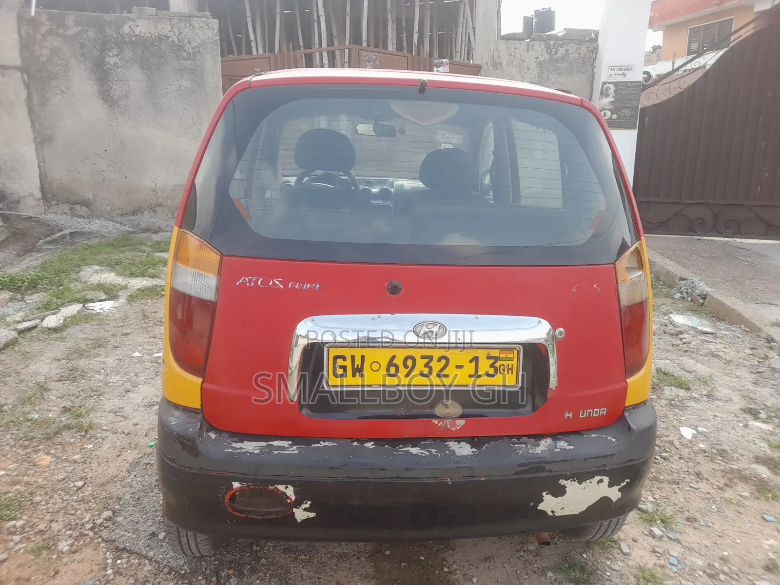 Hyundai Atos 2000 Red