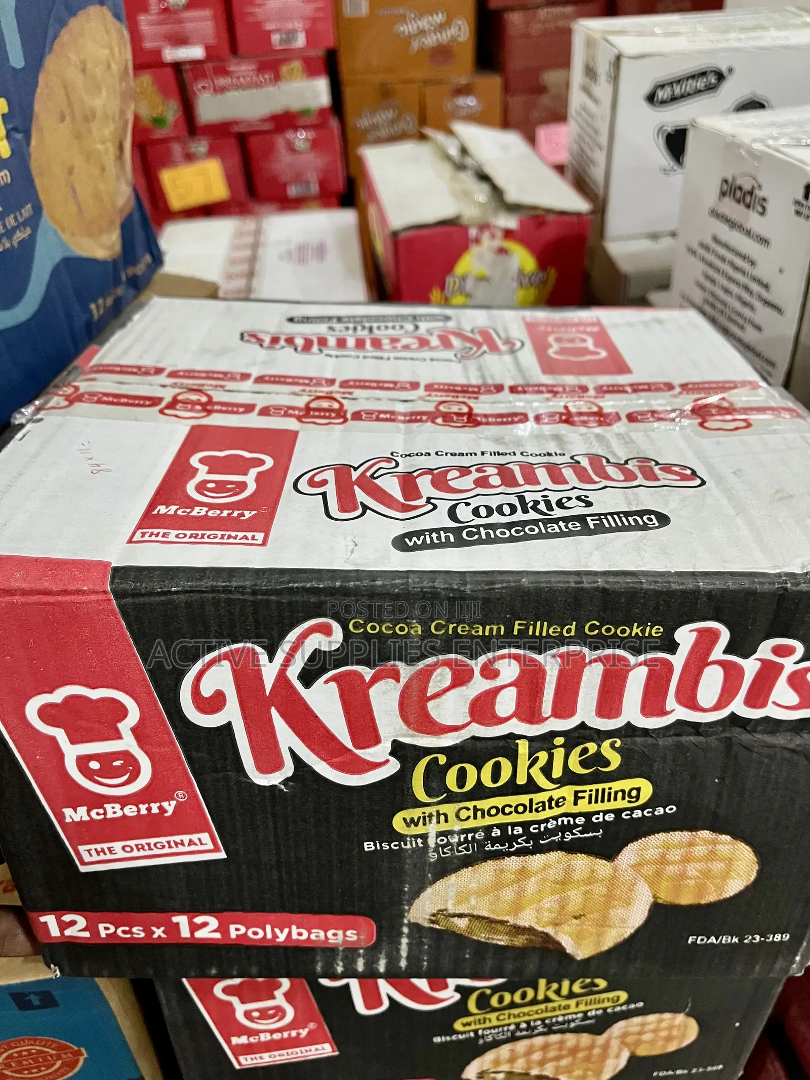 McBerry Kreambis Cookies ( 144 Pcs)