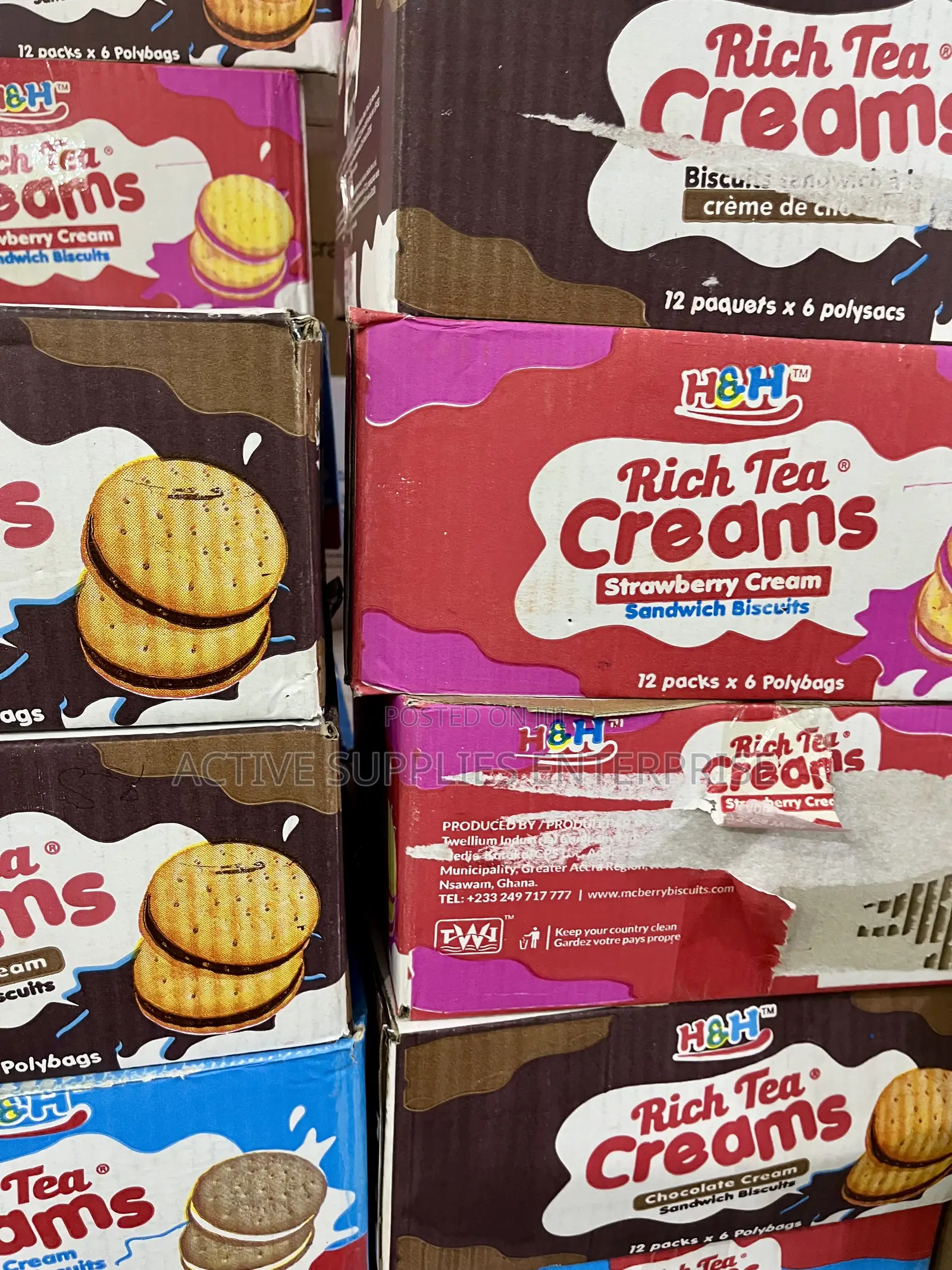 H H Rich Tea Creams (72 Pcs)