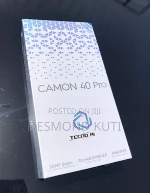 New Tecno Camon 40 Pro 5G 256 GB Gray