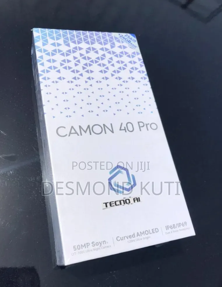 New Tecno Camon 40 Pro 5G 256 GB Gray