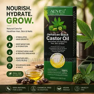 AL’IVER Jamaican Black Castor Oil – Complete Hair Care Solution