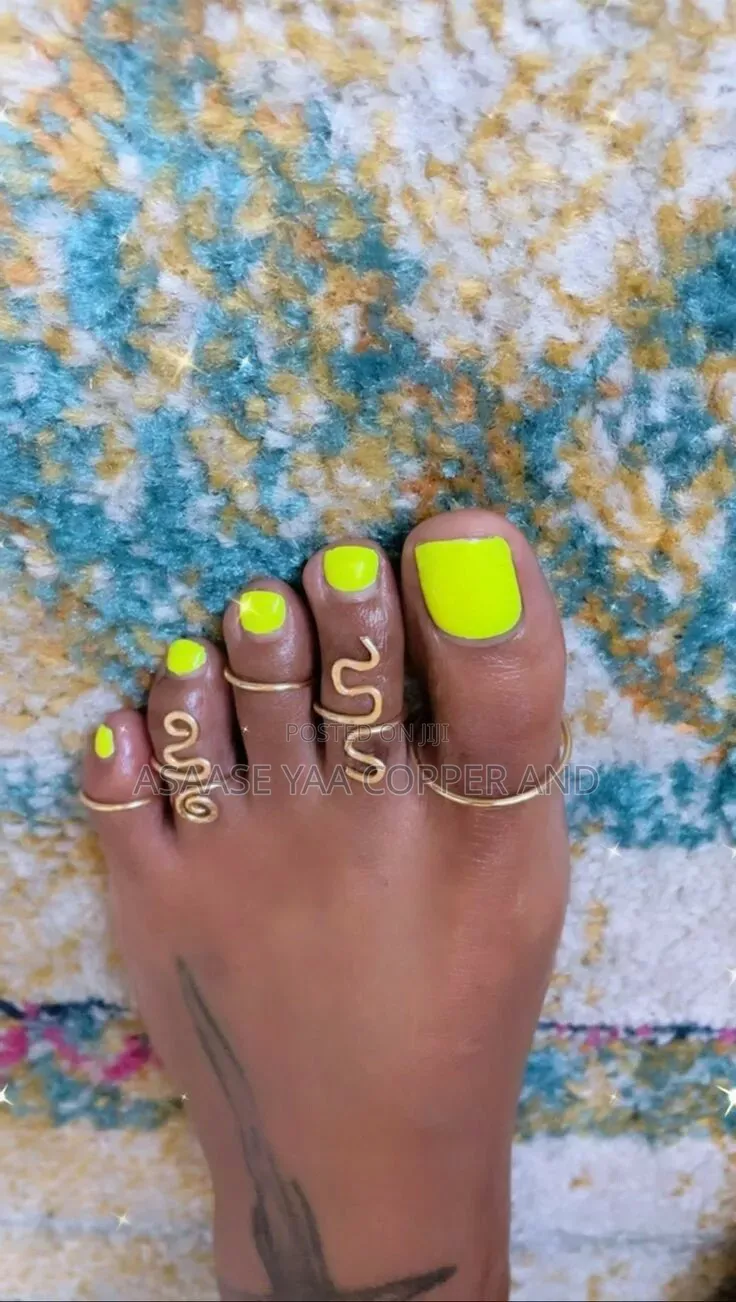 Copper Toe Rings
