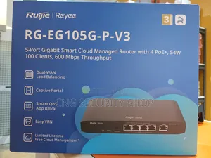5 Port Gigabit Dmart Cloud Managed Router RG-EG105G-P-V3