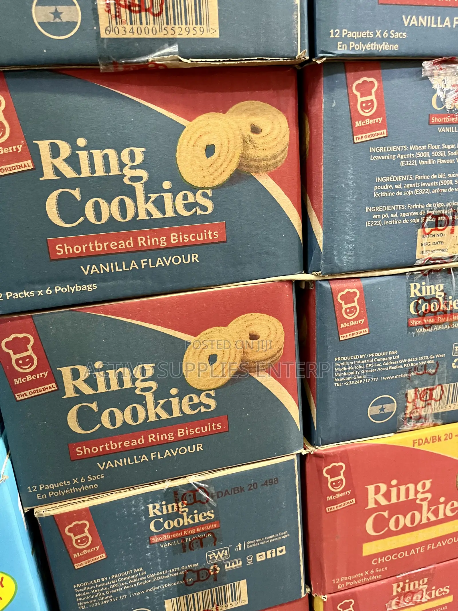 McBerry Ring Cookies (Vanilla)-
