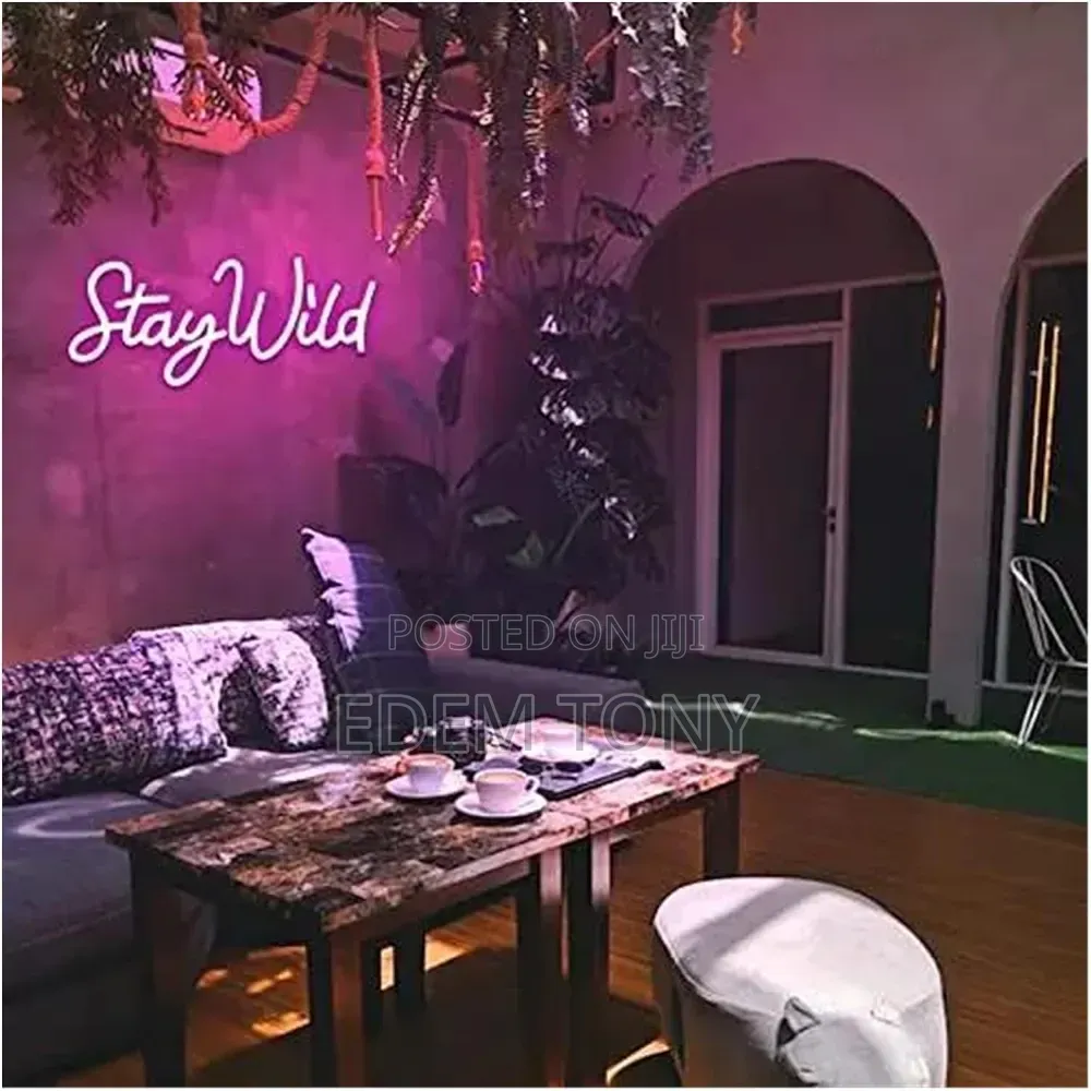 Stay Wild - Neon Sign for Wall Decor
