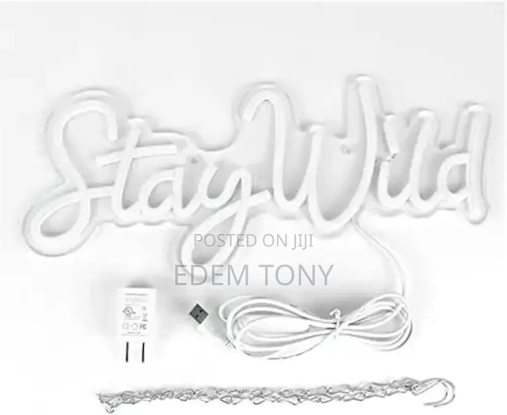 Stay Wild - Neon Sign for Wall Decor