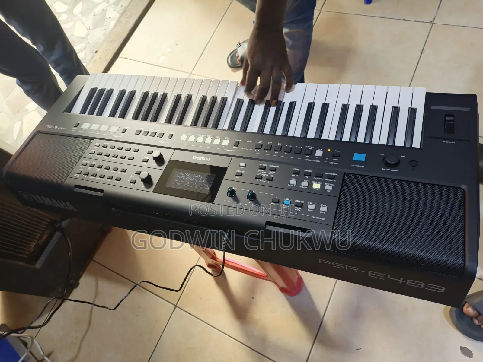 Yamaha PSR-E483 — 61-Key Touch-Sensitive Portable Keyboard