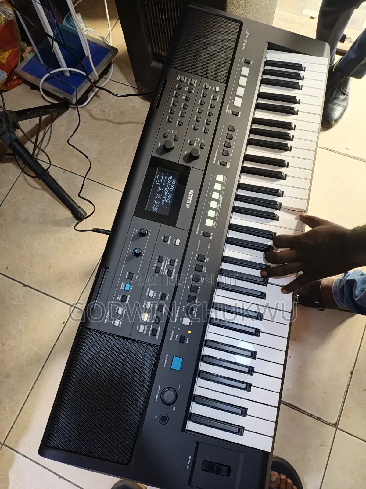 Yamaha PSR-E483 — 61-Key Touch-Sensitive Portable Keyboard