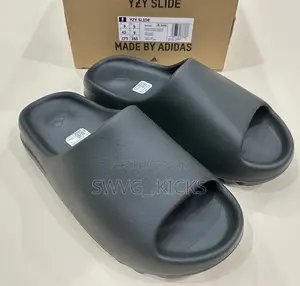 Adidas Yeezy Slides Flax and Dark Onyx