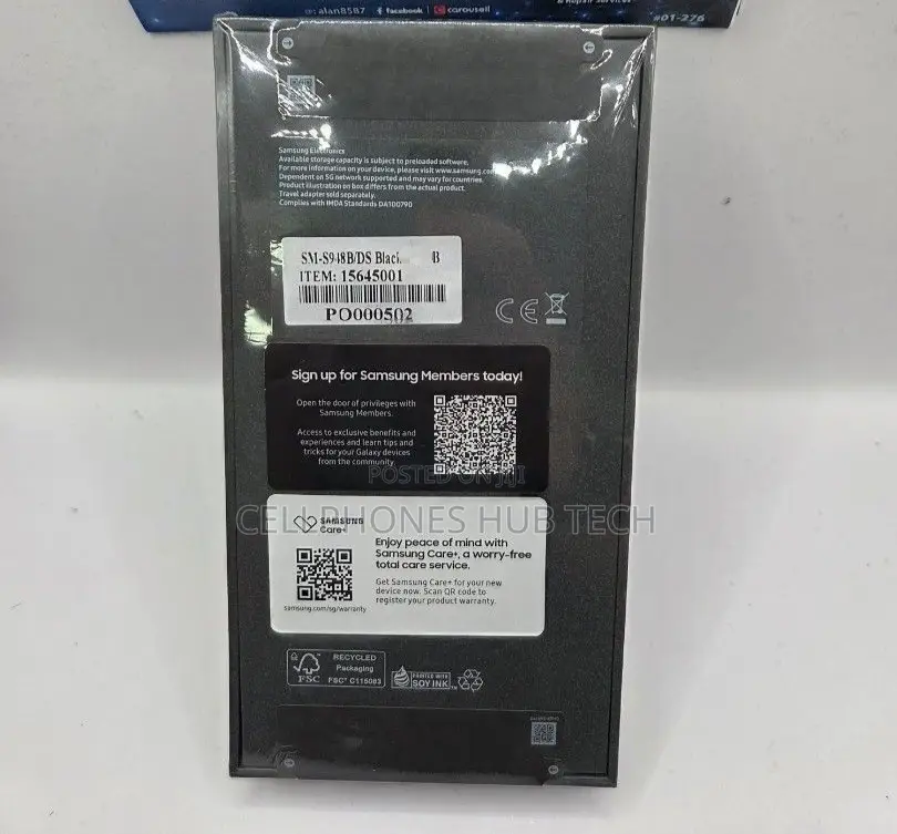 New Samsung Galaxy S26 Ultra 5G 1 TB Black
