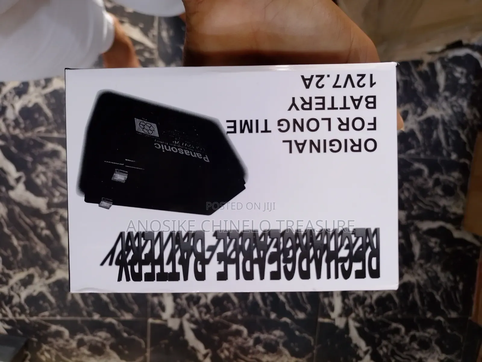 12V 7.2Ah Rechargeable Battery – Panasonic