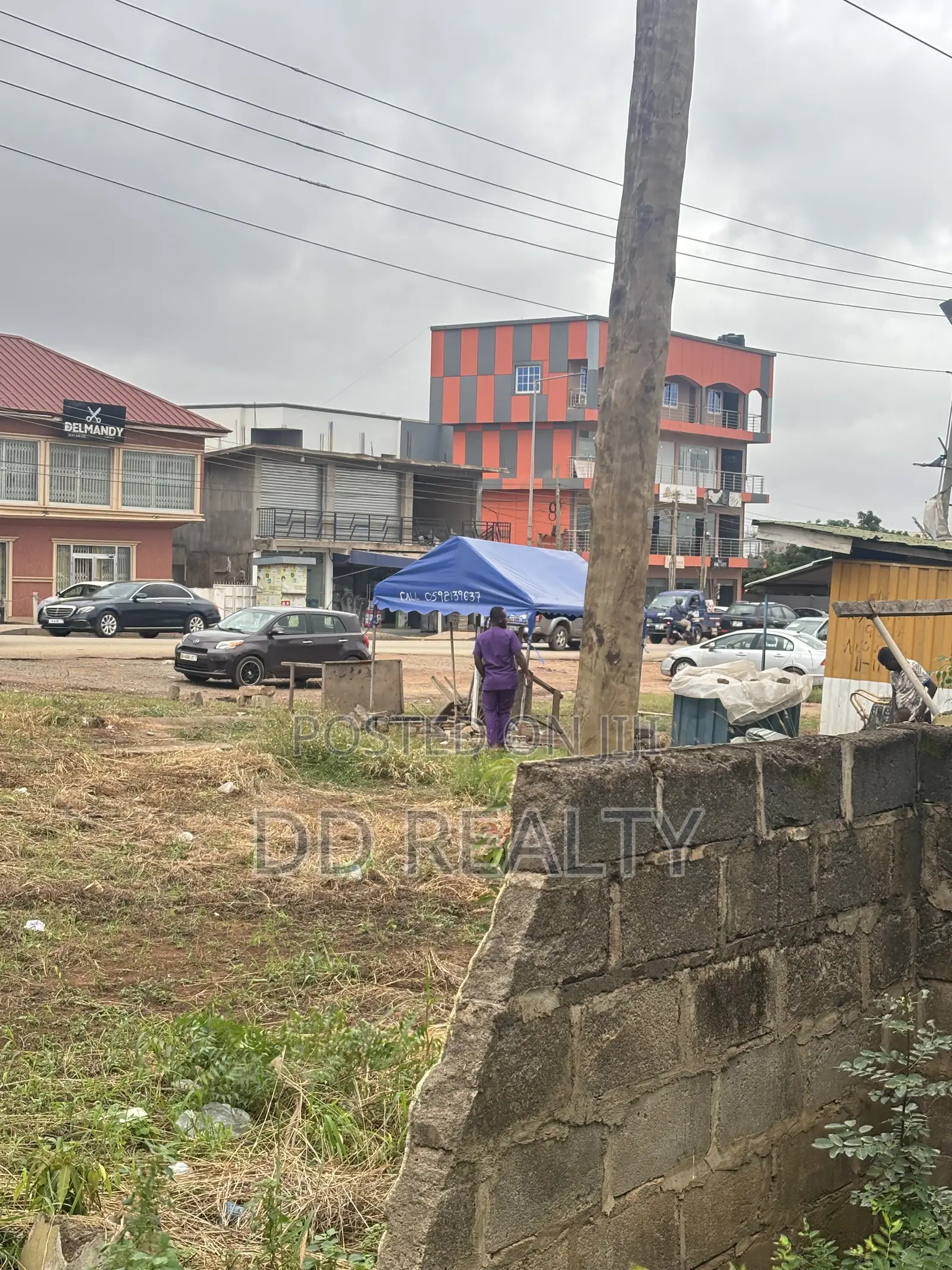 Titled Road Side Land for Sale at Haatso