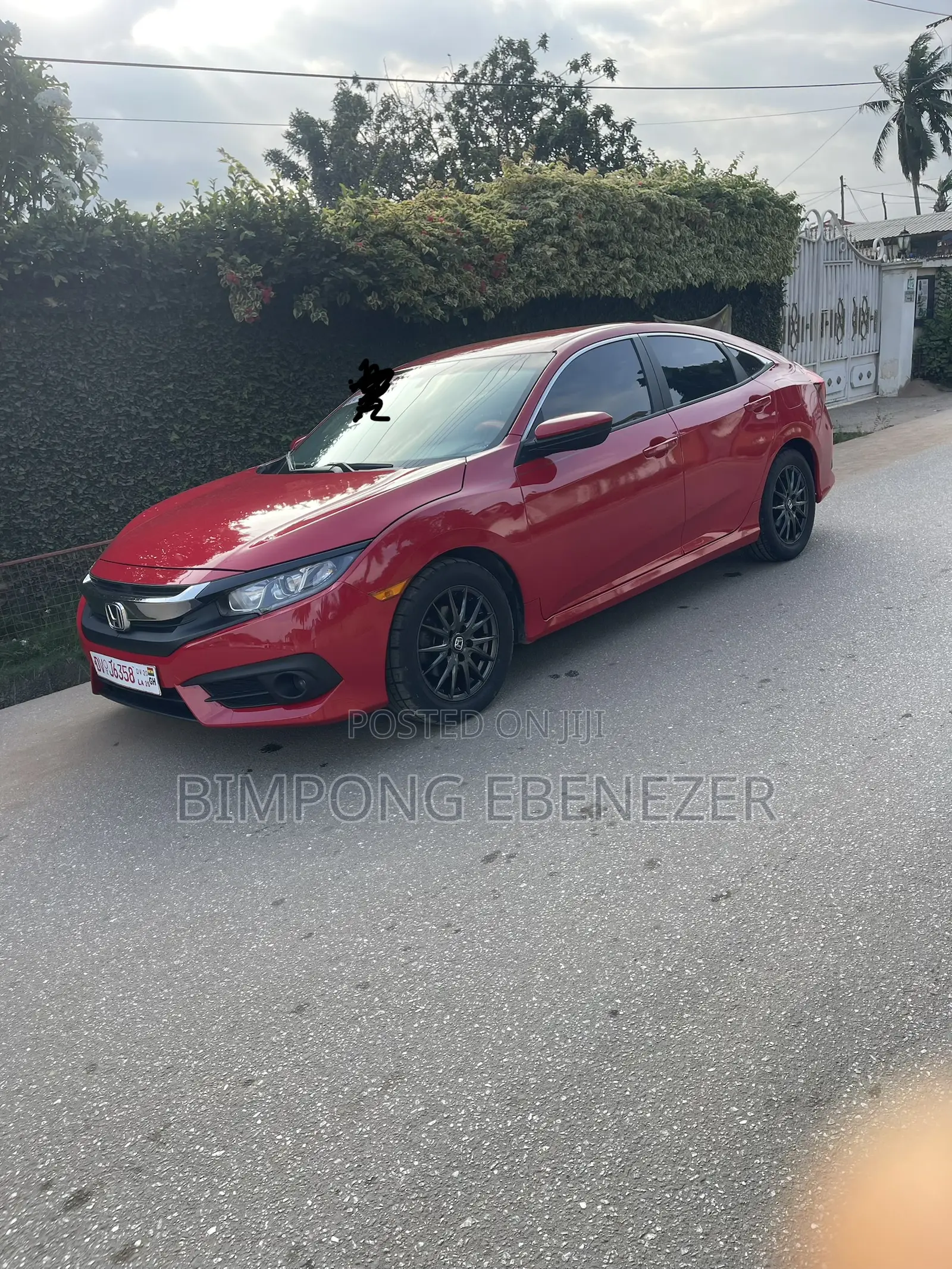 Honda Civic LX-P 2dr Coupe (2.0L 4cyl) 2017 Red