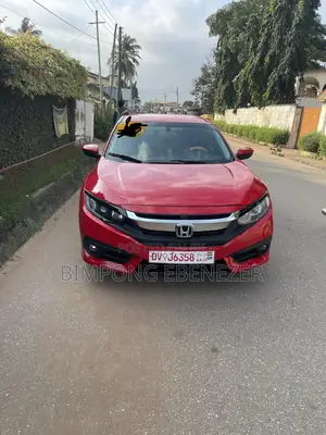 Honda Civic LX-P 2dr Coupe (2.0L 4cyl) 2017 Red