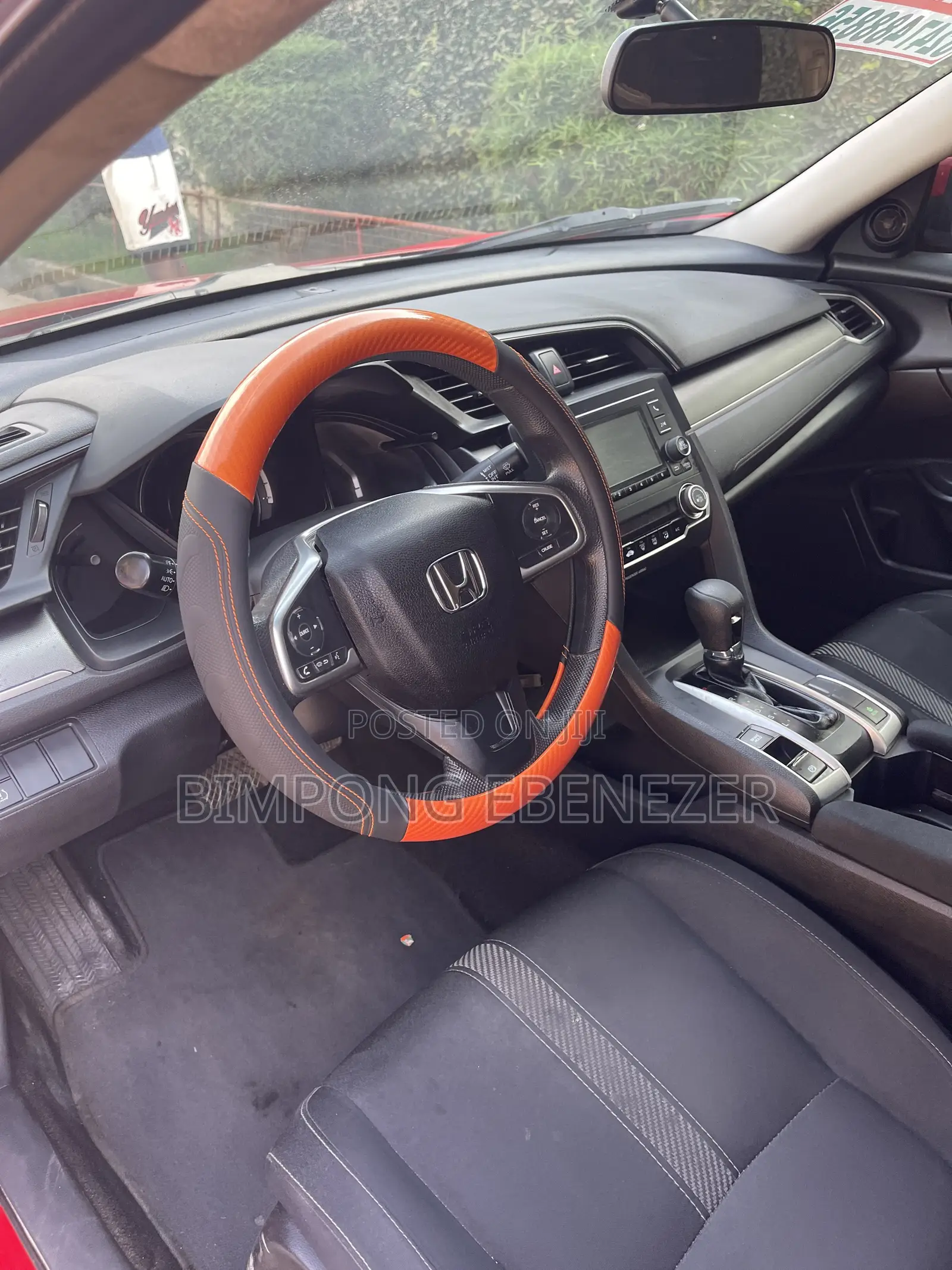 Honda Civic LX-P 2dr Coupe (2.0L 4cyl) 2017 Red