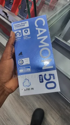 New Tecno Camon 50 Pro 256 GB Black