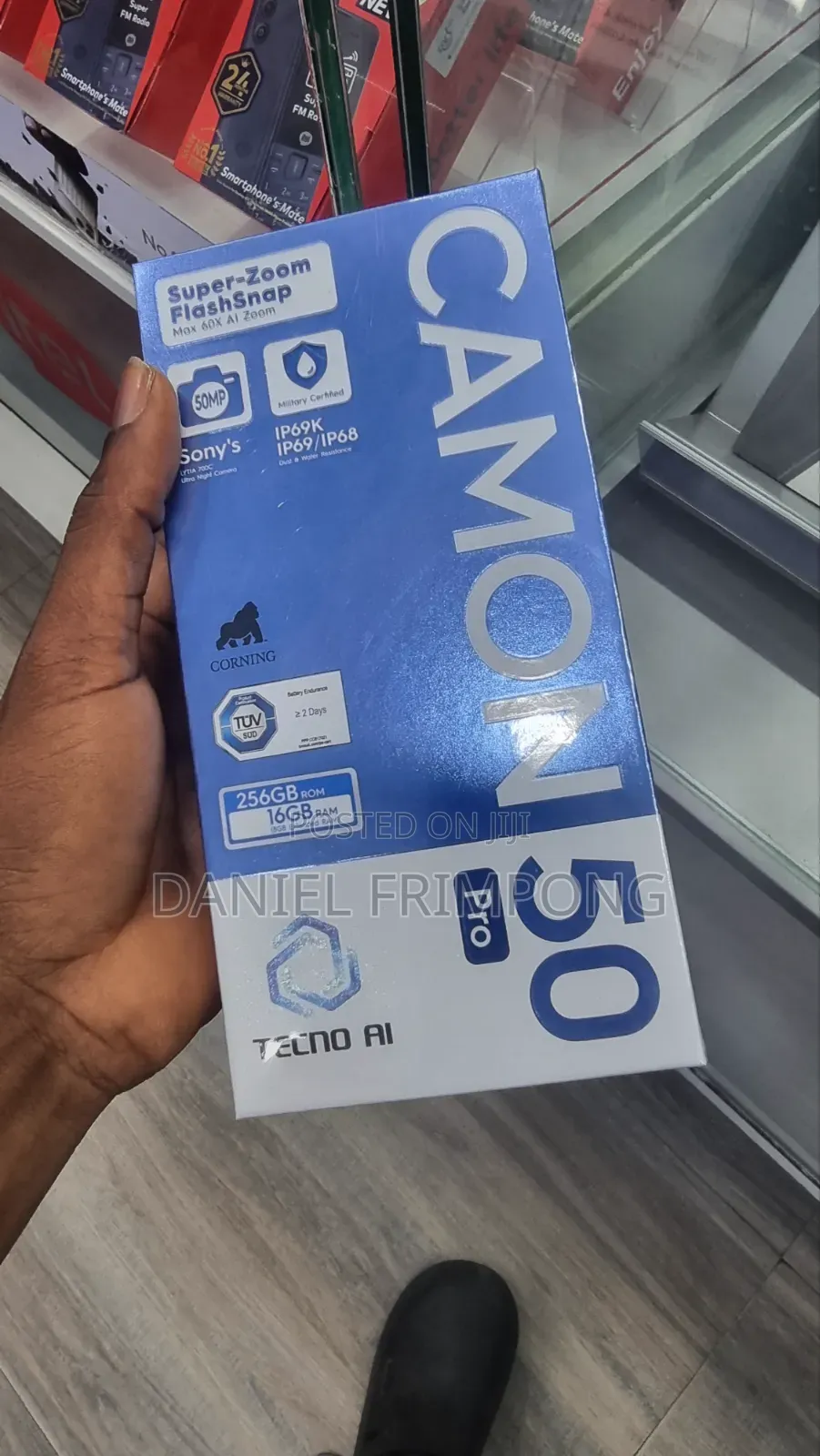 New Tecno Camon 50 Pro 256 GB Black