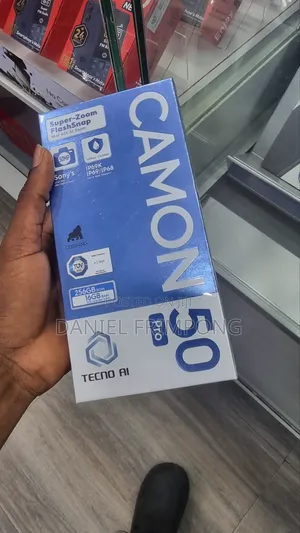 New Tecno Camon 50 Pro 256 GB Black