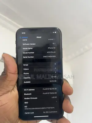 Apple iPhone XR 64 GB Black